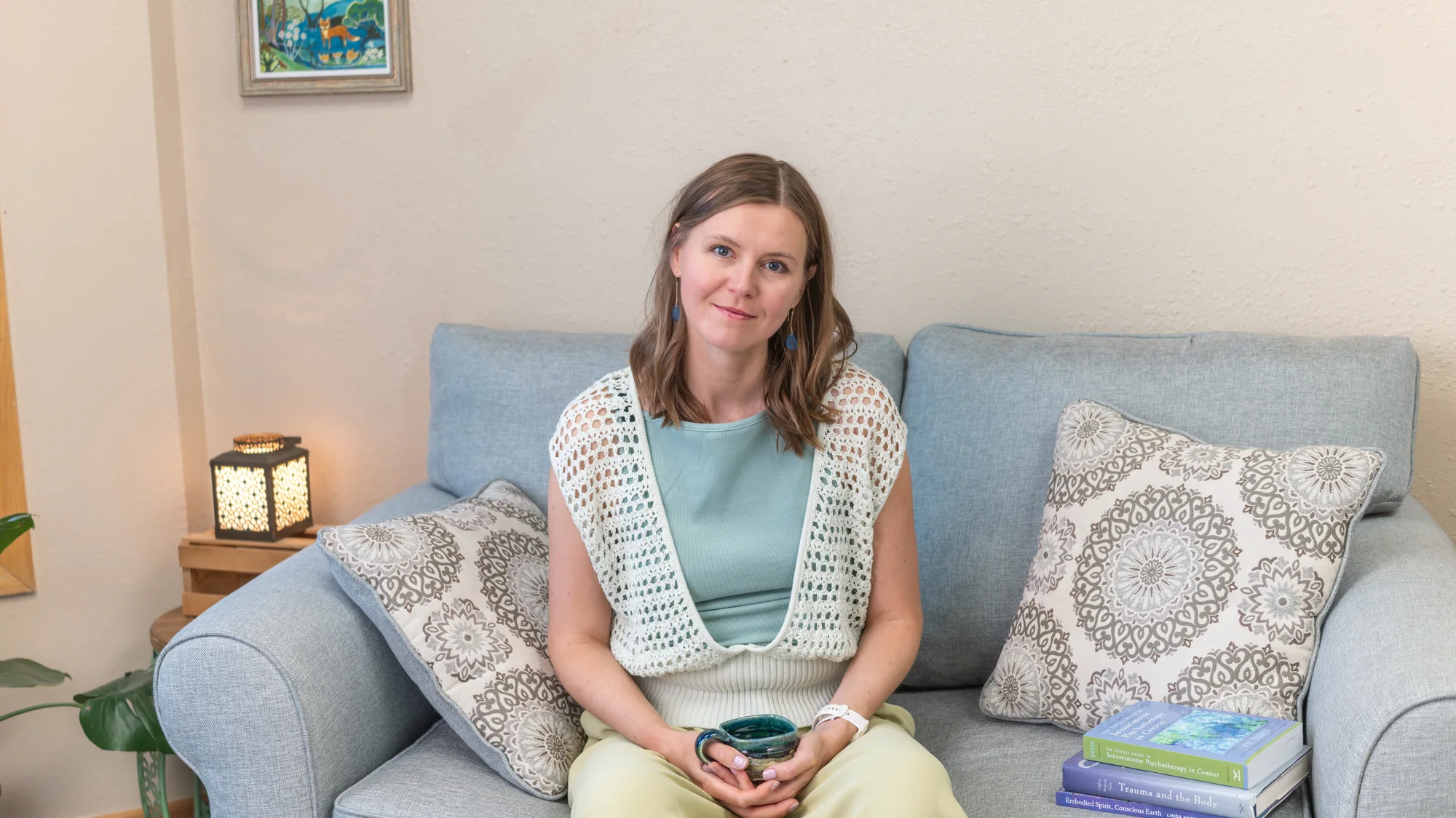 Anna Samsonova in the therapy room